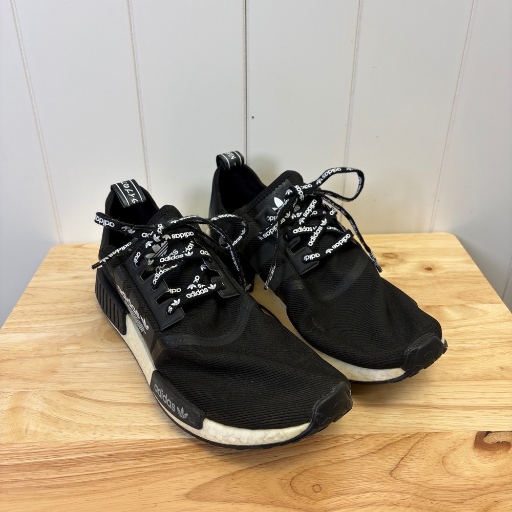 Adidas NMD R1 Athletic Streetwear Sneakers Men Size 12 Logo Laces Boost FV3645